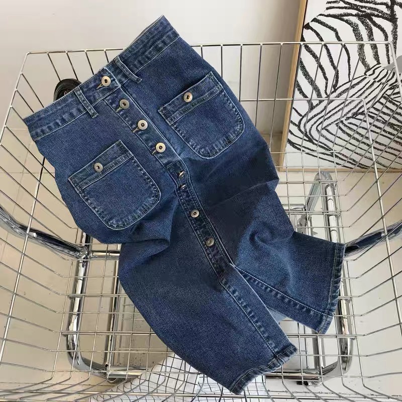 CHÂN VÁY JEAN DÀI GÀI CÚC - BIGSIZE 50KG-> 90KLG