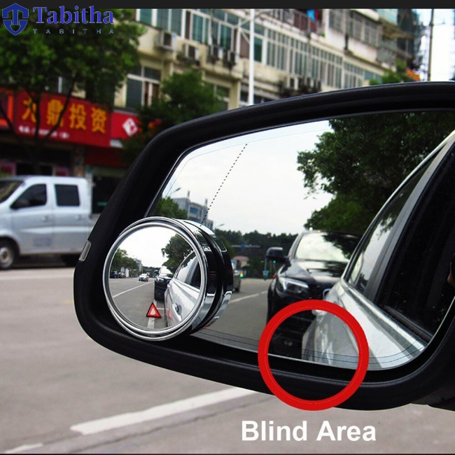 Gương Chiếu Hậu Tròn Xoay 360 Độ Nhìn Điểm Mù Cho Xe Hơi