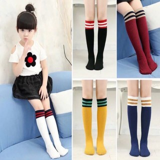 1 Đôi tất đùi bé gái ấm áp, Tất đùi cho bé gái, phong cách Hàn Quốc