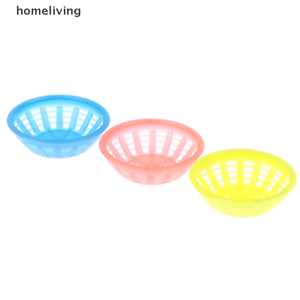 Set 3 Rổ Đựng Thực Phẩm Tỉ Lệ 1: 12 Trang Trí Nhà Búp Bê