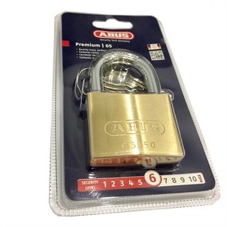 Ổ khoá treo đồng bấm ABUS và ABUS EC75 được làm bằng chất liệu không gỉ