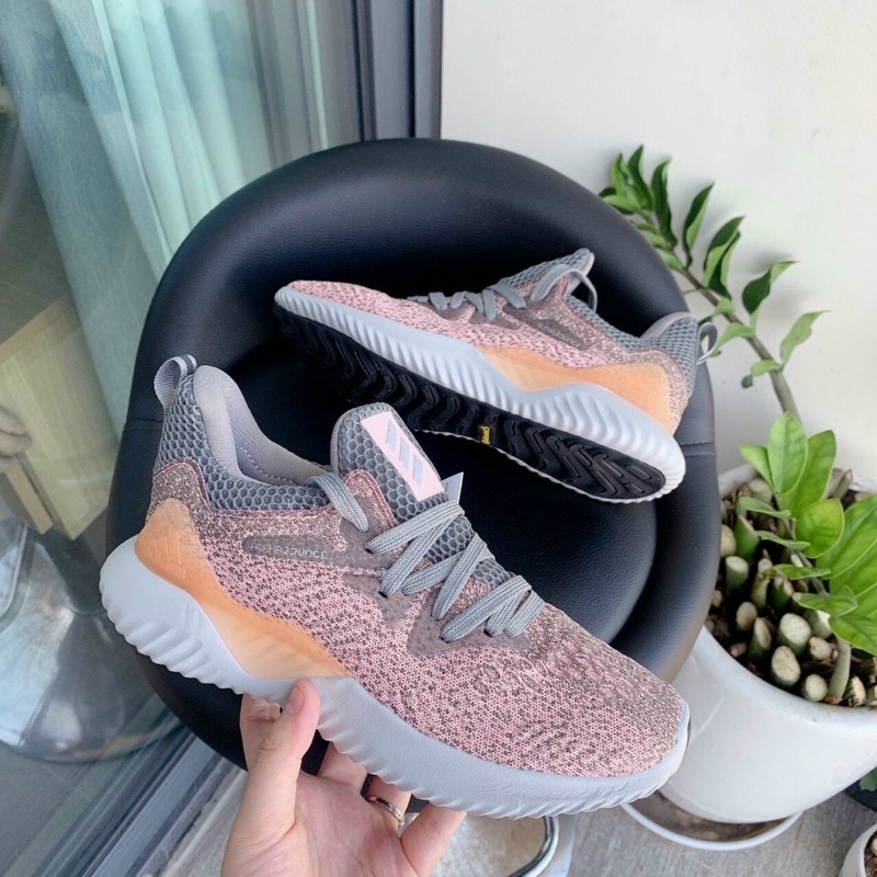 Sale off Giầy alpha bounce kem tím cao cấp fullbox
