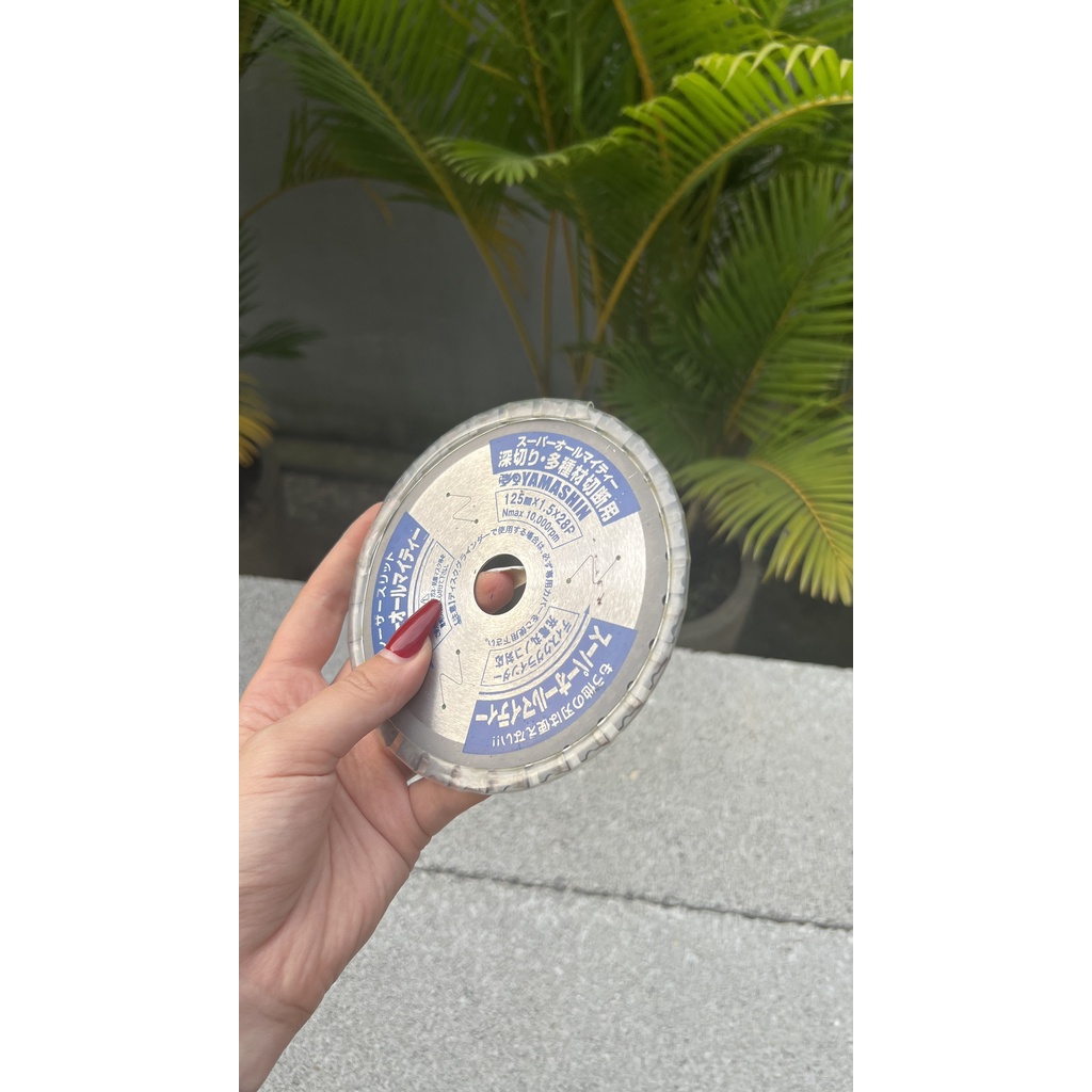 LƯỠI CẮT SẮT HỢP KIM YAMASHIN NHẬT BẢN 125MM