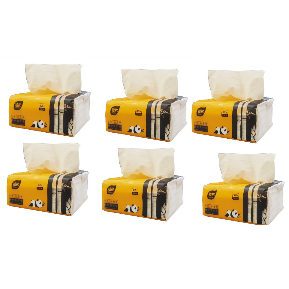 Free ship - 1 thùng 30 gói giấy ăn gấu trúc giấy 3 lớp dai mịn - chuẩn hàng loại 1