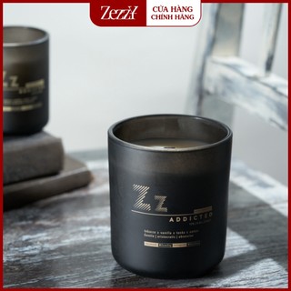 Nến Thơm Sang Chảnh ADDICTED hương Tobacco x Vanilla trầm ấm, quyến rũ, 12% tinh dầu, 60 giờ đốt - ZEZZY