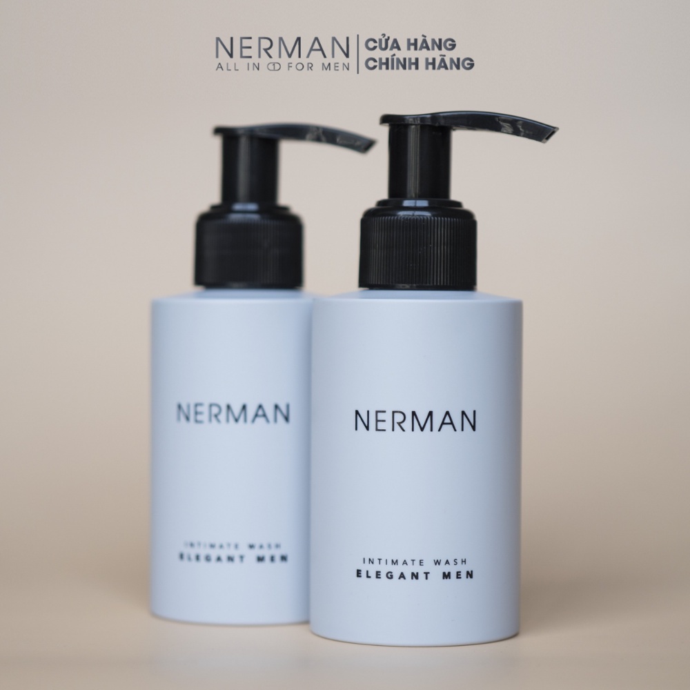 Dung Dịch Vệ Sinh Nam Nerman Elegant Men Hương Nước Hoa Cao Cấp Khử Khuẩn Khử Mùi Hôi Khô Thoáng Thơm Lâu
