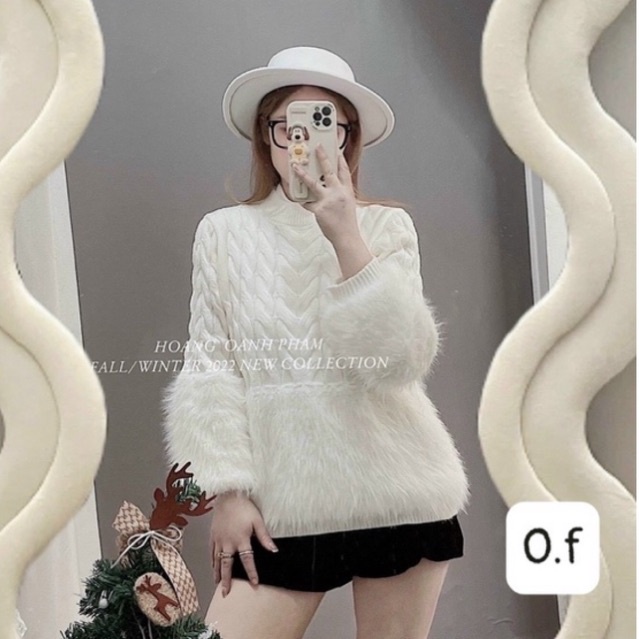 Áo len tay lông mềm mịn hàng Quảng Châu cực xinh