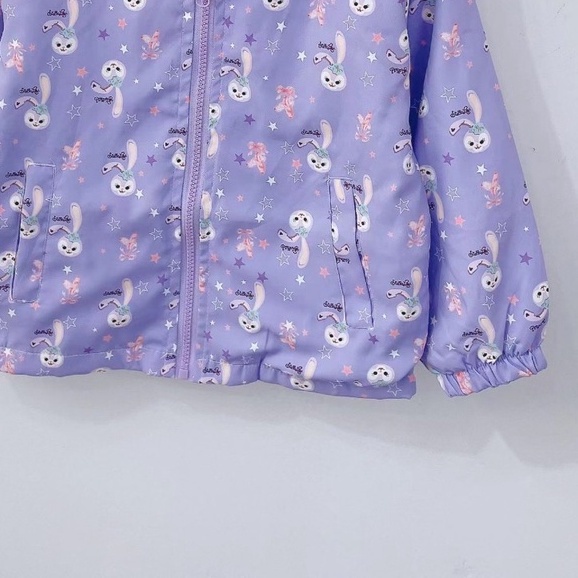 Áo gió trẻ em 4-10 tuổi 2 lớp in hình xuất Hàn, Áo khoác gió cho bé gái cao cấp lót lưới hình ngộ nghĩnh