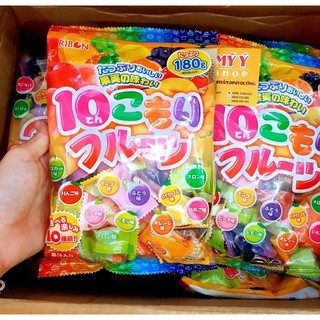 Kẹo cứng trái cây ribon 10 vị - nhật bản 120g