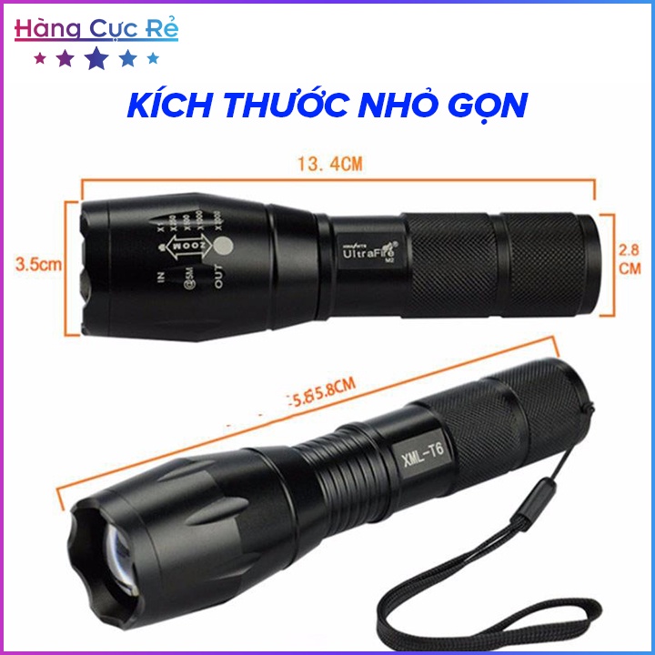 Đèn pin siêu sáng Rp6000 siêu sáng