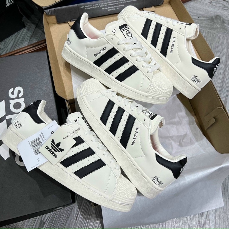 GIẦY THỂ THAO SUPERSTAR SÒ XO BẢN MỚI NAM NỮ, HÀNG CAO CẤP