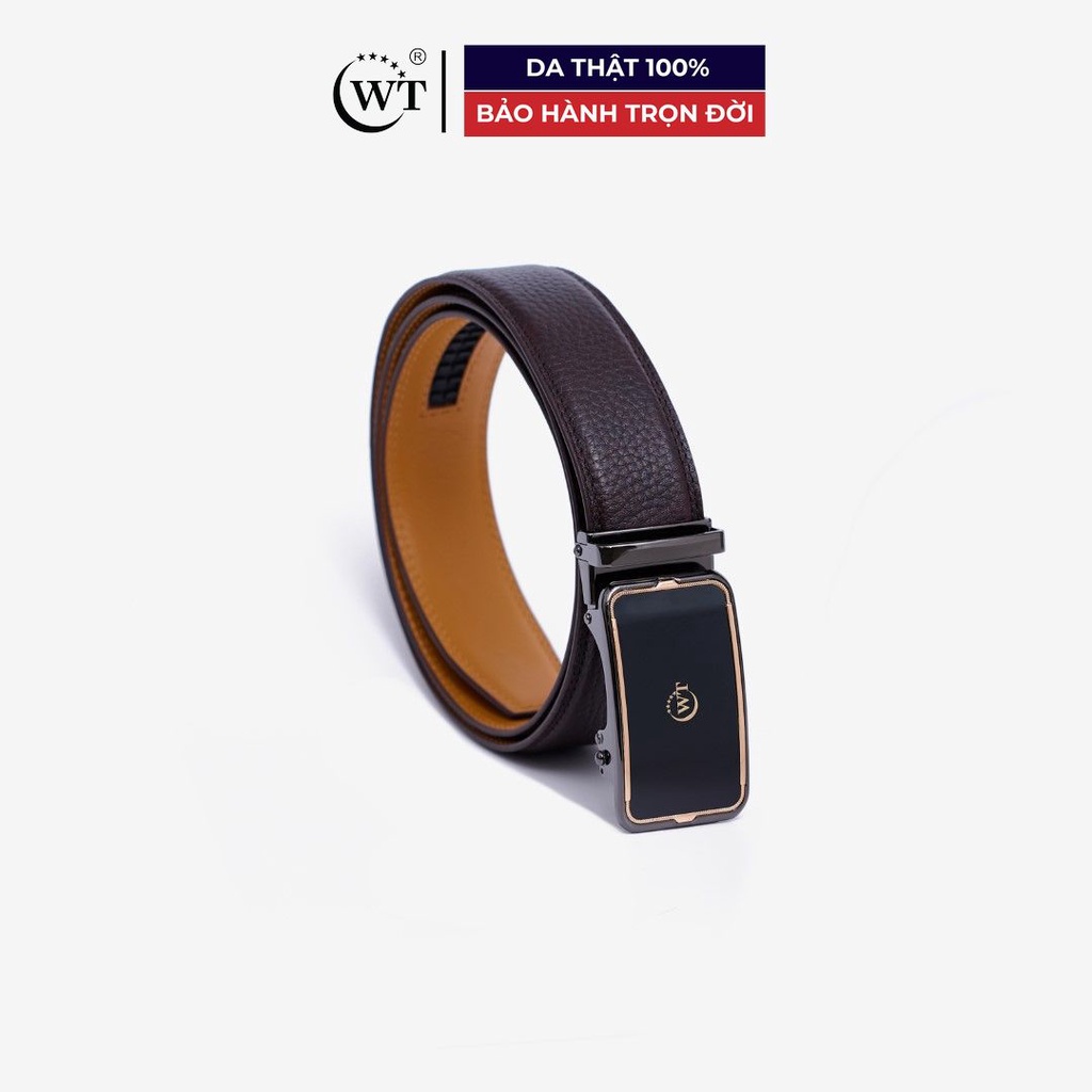 Thắt Lưng Nam Da Bò Cao Cấp Màu Nâu, Màu Đen BORDER MILL - WT Leather