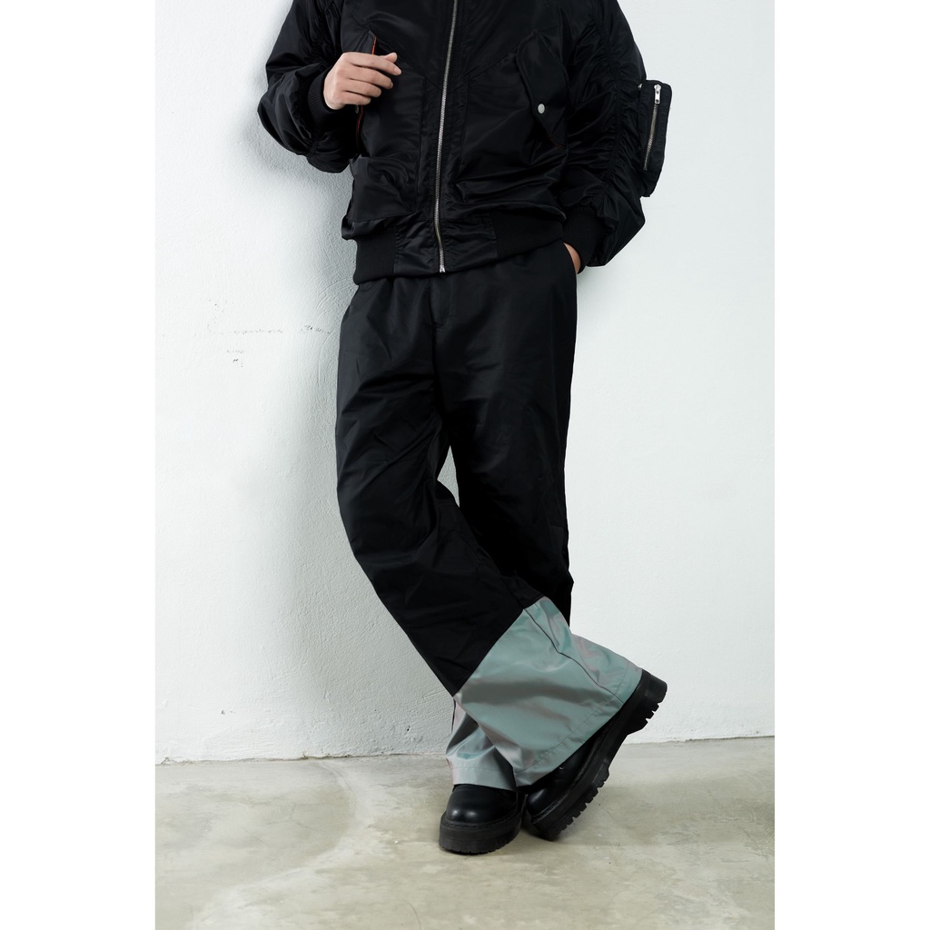 Quần Gió Wide Leg SNAZZY Unisex Vải Gió Chính Hãng - STEEL HEEL