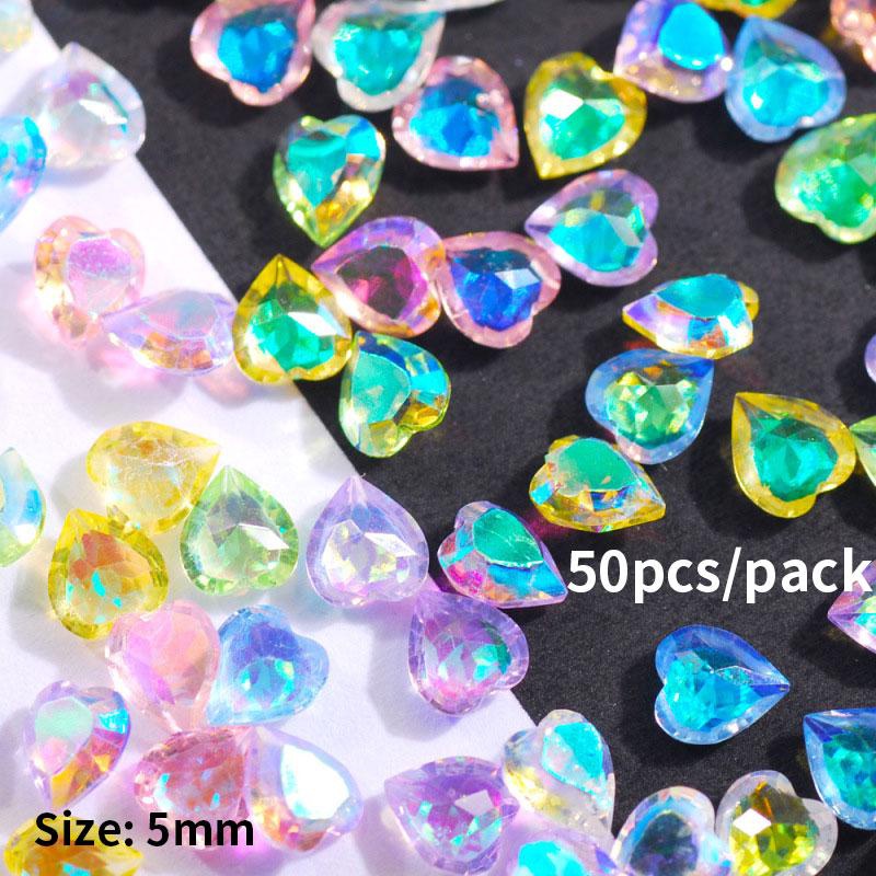 Set 50 Phụ Kiện Đính Trang Trí Móng Tay Nghệ Thuật