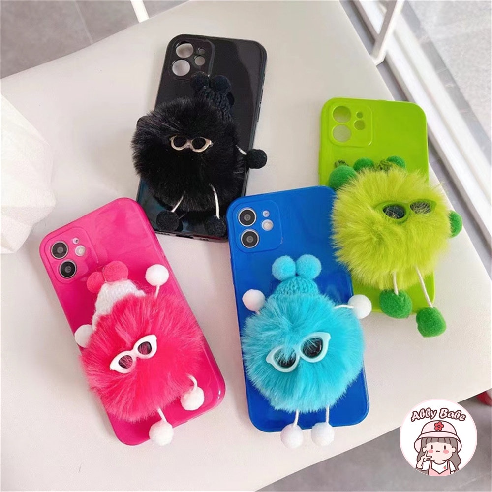 Ốp Điện Thoại TPU Mềm Hình Quái Vật Đeo Kính Râm 3D Cho IPhone 14 Pro Max 11 13 12 Pro Max X XS Max XR