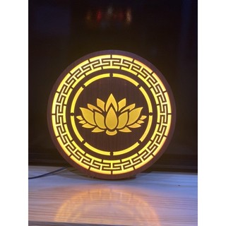Đèn hào Quang trúc chỉ cnc
