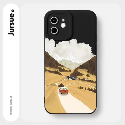 Ốp lưng JURSUE mềm chống bẩn hình dễ thương đẹp độc lạ Cho iPhone 17 16 15 14 13 12 11 Pro Max SE 2020 X XR XS ip 8 7 Plus Y2717