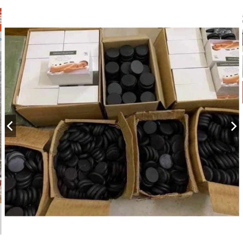 Đá Nóng, Đá Massage Body Tròn 8x6cm ,Oval 8x8cm,Kẹp Chân 3x4cm Đả Thông Kinh Lạc Dưỡng Sinh