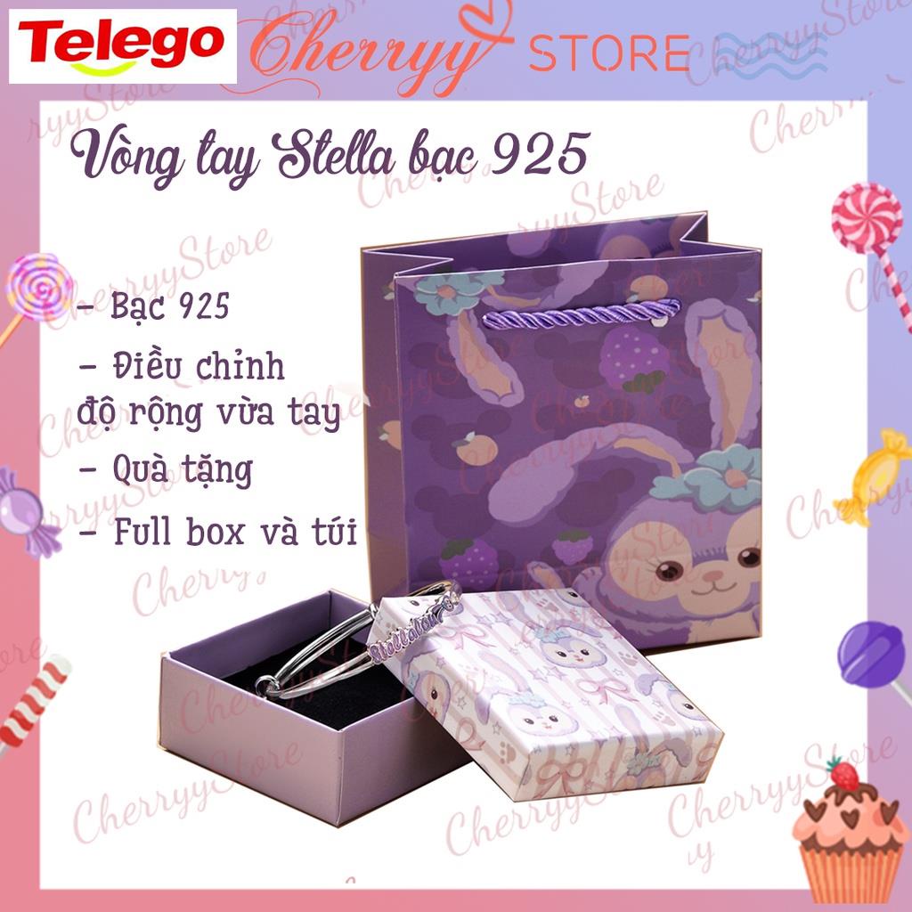 Stella Lou Vòng Tay Bạc 925 Hình Thỏ Stella Có Thể Điều Chỉnh Kích Thước Chất Lượng Cao