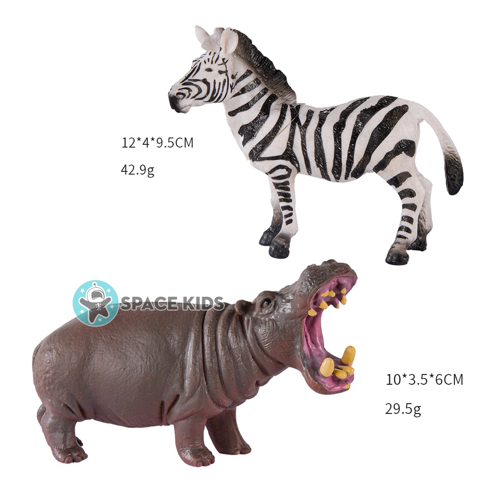 Đồ chơi mô hình con vật 58 chi tiết cho bé khám phá thế giới, bộ thế giới động vật