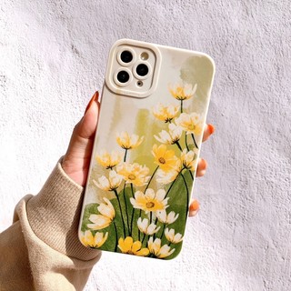 Ốp Lưng Basic Iphone/android Camera Nổi - Mẫu Flower Painting
