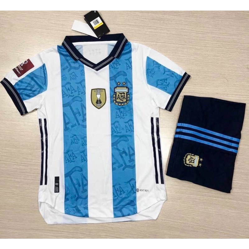 Sét ,Bộ Quần Áo Bóng Đá , ARGENTINA-2022/23 > Áo ĐTQG>Aegentina > WC-2022 > Chất vải mè thái ( Áo Bó
