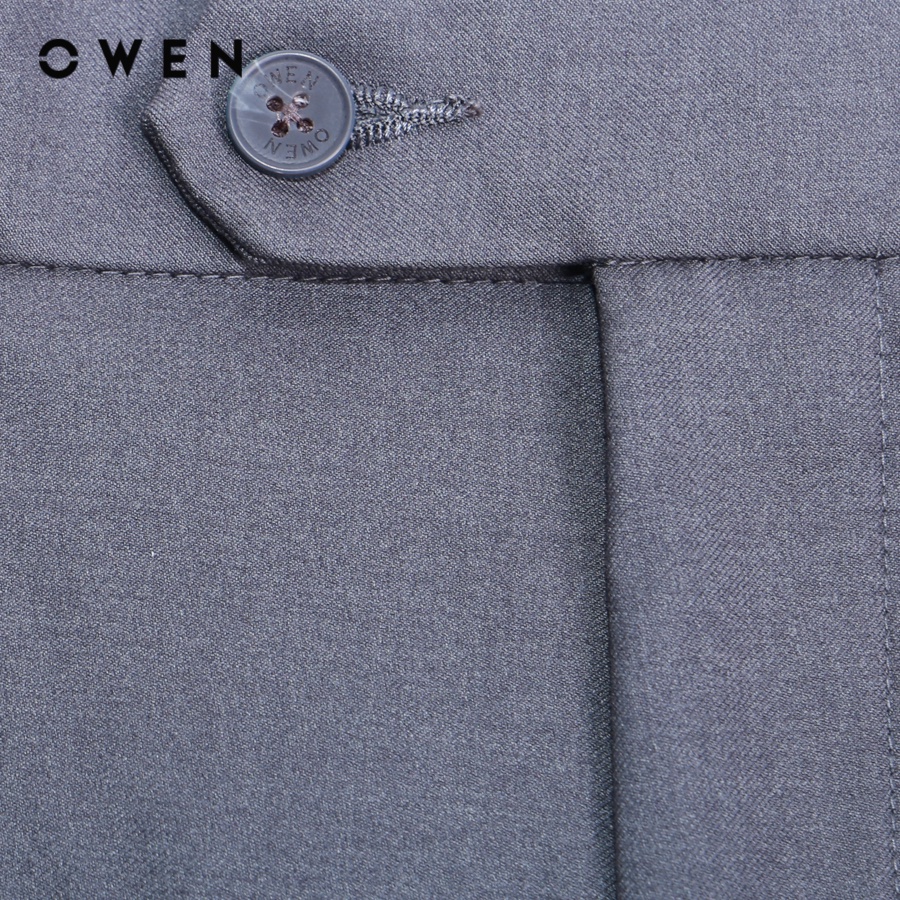 OWEN - Quần tây Slim Fit Ghi - QS221330