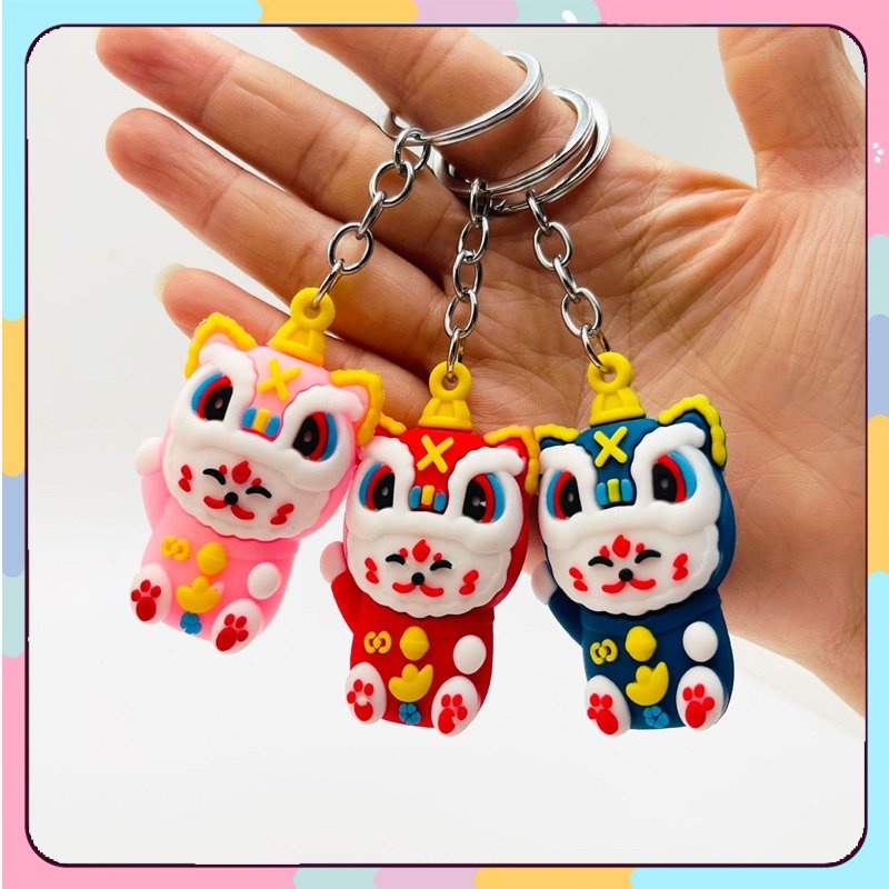 Móc khóa Mèo May Mắn dễ thương cute may mắn tài lộc móc treo chìa khoá xe máy hình mèo thần tài
