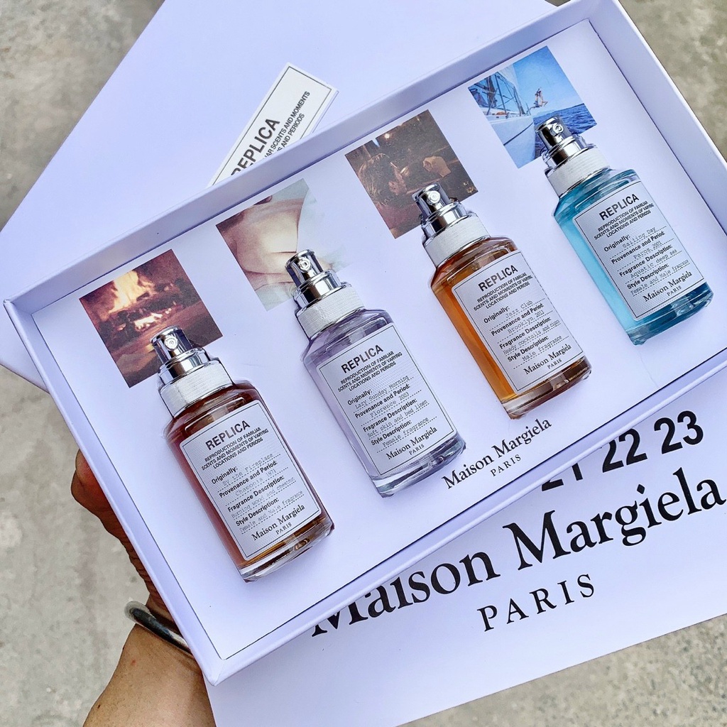 SET NƯỚC HOA quà tặng cao cấp Replica Maison Martin Margiela 4 chai MINI 30ML