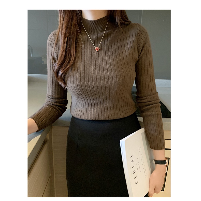 Áo Sweater Mỏng Tay Dài Cổ Lọ Phong Cách Thời Trang Mới 2022 Dành Cho Nữ