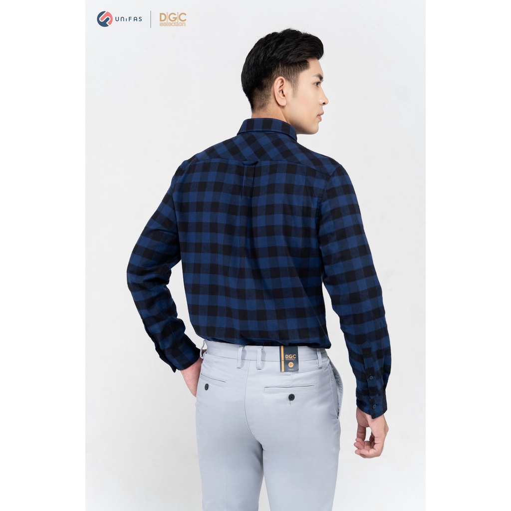 Áo sơ mi Nam cà bông vải Cotton liệu cao cấp thấm hút mồ hôi DGCs - WASDBB04M