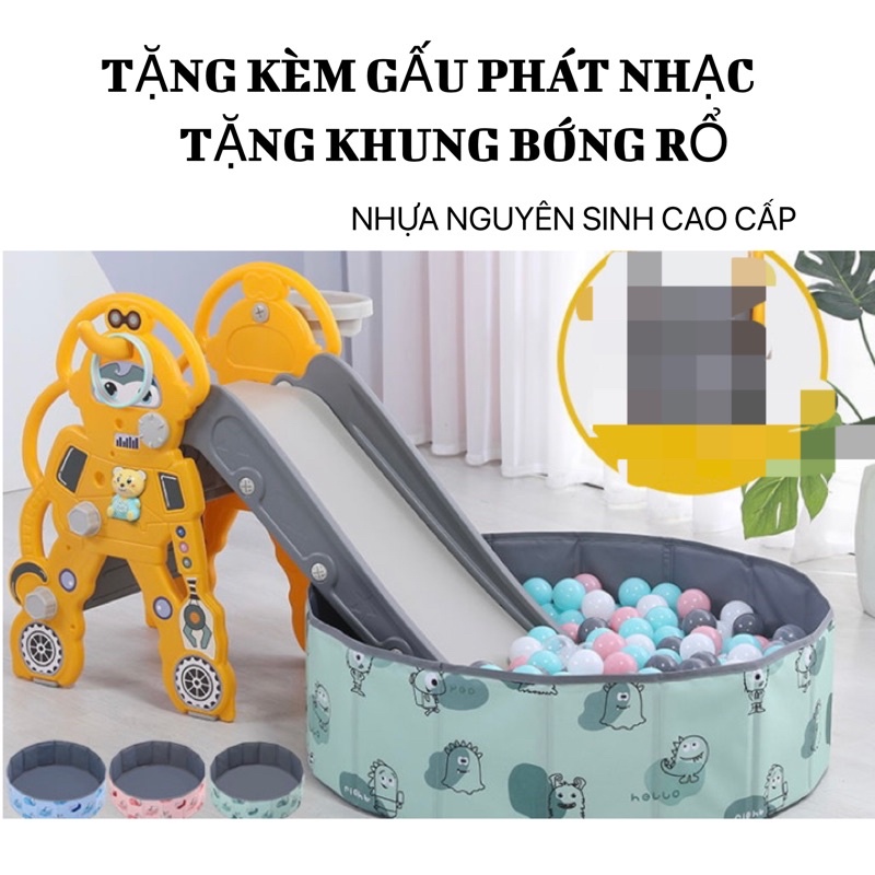Cầu trượt, đồ chơi vận động, xích đu cao cấp cho bé 1-10 tuổi