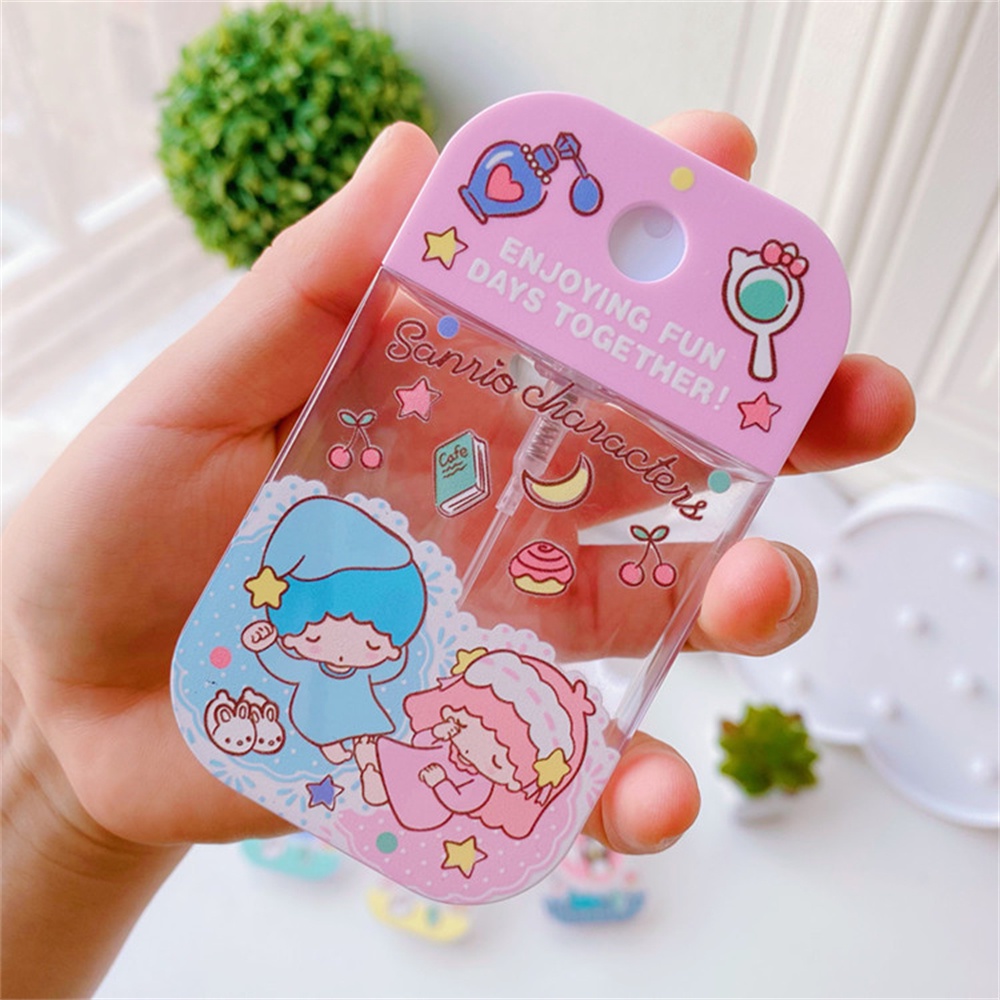 Sanrio Cinnamoroll Chai Xịt Hello Kitty Hello Kitty 40Ml Hoạt Hình Với Phễu Mini Miễn Phí Cho Trẻ Em Nước Hoa Có Cồn