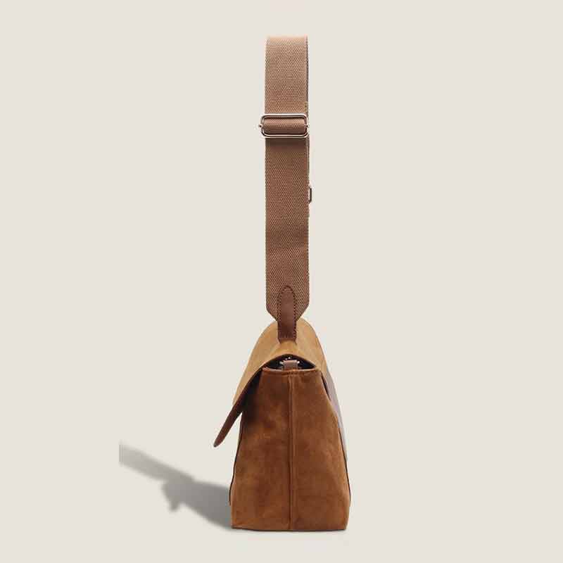 Mischa Túi Đeo Chéo Vai Màu Trơn Cỡ Lớn Thời Trang Thu Đông