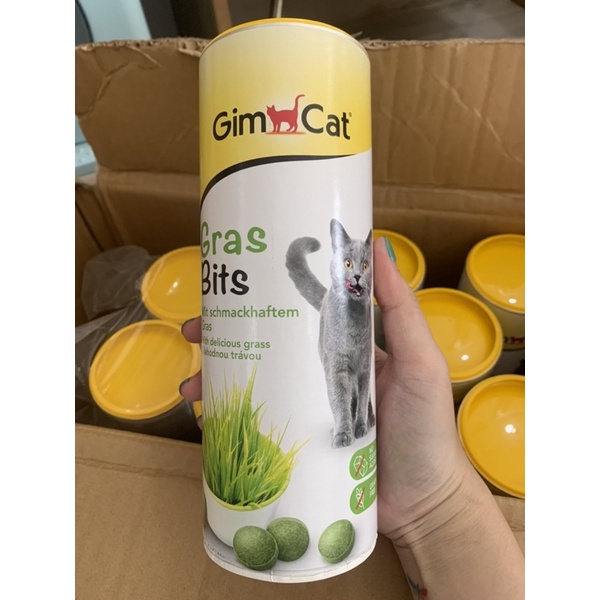 Viên Cỏ Gimcat Cho Mèo  Hỗ trợ Tiêu Hóa, Giảm Stress 43k