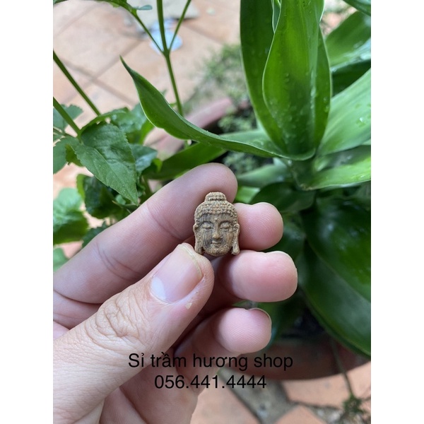 ( Xưởng bỏ sỉ ) Charm mặt Phật Như Lai trầm hương tốc