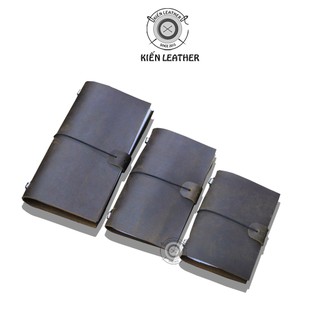 Sổ tay bìa da thật vintage Kiến Leather, Đầy đủ các khổ A5,A6,A7