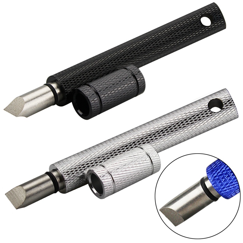 1 Dụng Cụ Mài Rãnh Gậy Đánh Golf Hình Chữ V Bằng Hợp Kim Màu Đen