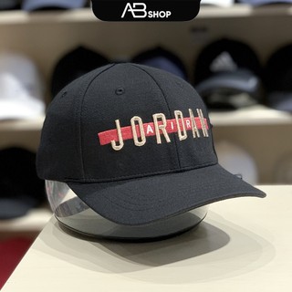 Mũ nón lưỡi trai jordan logo màu sọc đỏ