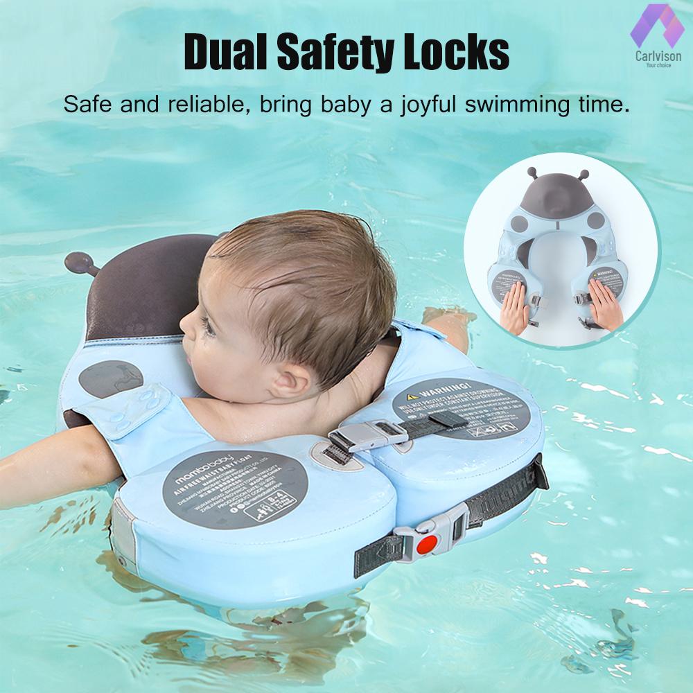 Phao Bơi Mềm Thân Thiện Với Da Chống Nước In Hình Mambobaby Dễ Thương Thân Thiện Với Da Cho Bé Trai Và Bé Gái Từ 8-48 Tháng Tuổi