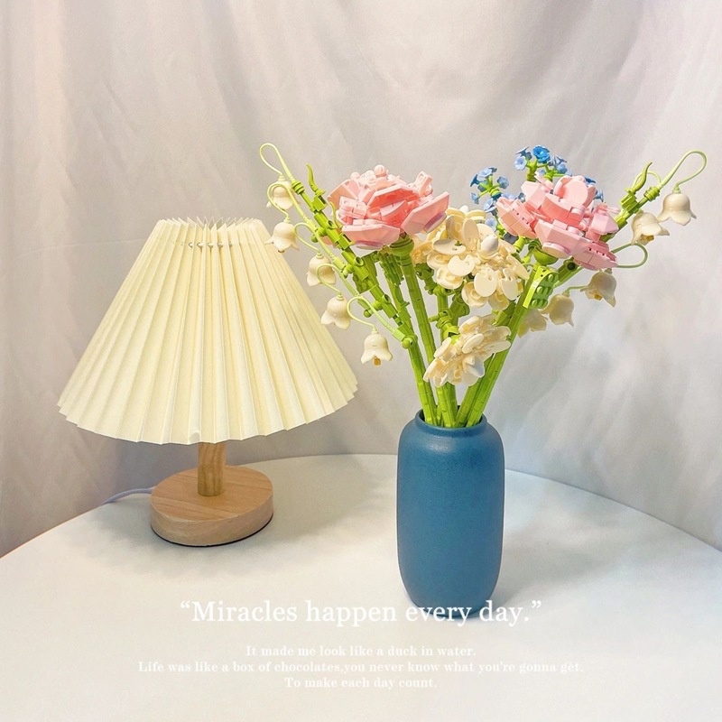 Bộ sản phẩm đồ chơi lắp ráp bông hoa trang trí sáng tạo