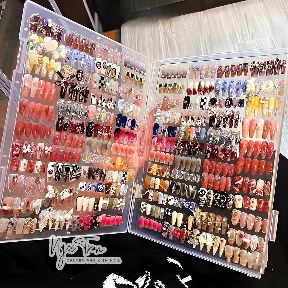 Hộp Trưng Bày Móng Mẫu | Bảng Màu Chống Bụi Bẩn & Chống Nước