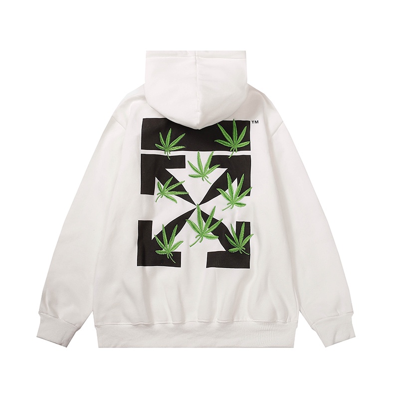 Áo Hoodie OFF White Thêu Hình Mũi Tên Thời Trang Cá Tính