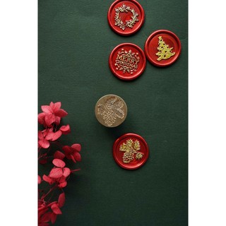 Con dấu sáp niêm phong - mẫu nhánh thông