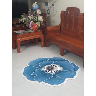 Thảm lót sàn hoa chống trượt hình bông hoa