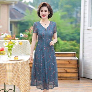 ĐẦM TRUNG NIÊN CHO MẸ HÀNG QCCC sẵn số lượng ít [Mẫu hót 2023]