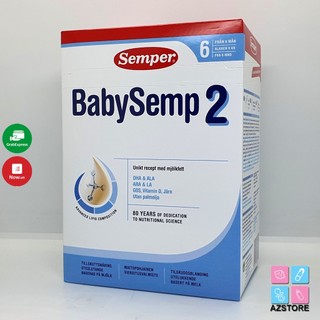 Sữa Semper BabySemp Thụy Điển số 2 - 800gr (DATE MỚI - MẪU MỚI)