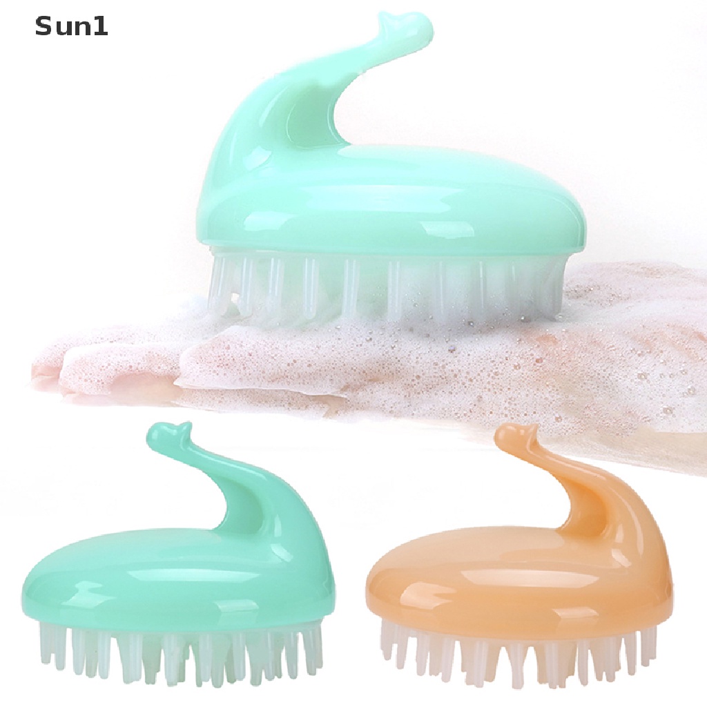 Sun1 > Lược Silicone Mini Cầm Tay Mát Xa Da Đầu