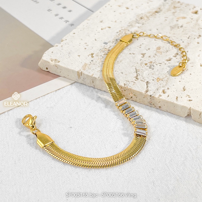 Lắc tay nữ Eleanor Accessories thiết kế đính đá độc đáo phụ kiện trang sức sang trọng cá tính