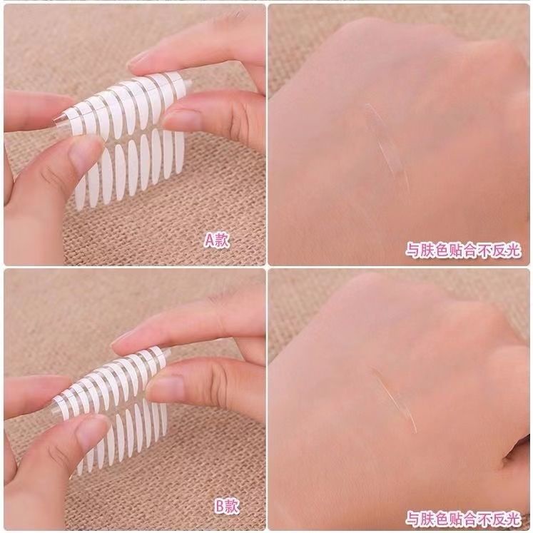Miếng Dán Kích Mí Trong Suốt Tự Nhiên Hai Mặt Kháng Nước Lâu Trôi